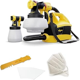 WAGNER Universal Sprayer W 690 FLEXiO - Electric Paint Sprayer for Wall & Ceiling/Wood & Metal paint - interior and exterior usage, covers 15m² - 6 min, 1800 ml/ 800 ml capacity, 630 W, 3.5 m hose