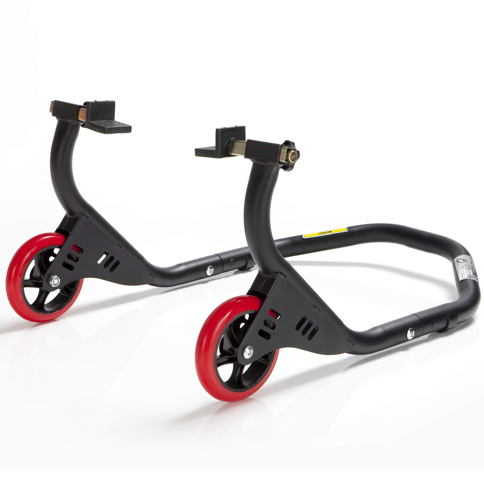 Black Pro Range B5163 Evo Rear Paddock Stand (with Rubber Cradle Cup Adaptors)