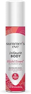 Summer's Eve Daily Refreshing Feminine Spray, Blissful Escape, Daily Body Spray for Women, Feminine Care that Neutralizes & Reduces Body Odor, Gynecologist-Tested, 2 oz