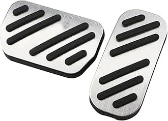 Car Pedal Car Pedals Accelerator Brake Pedal Cover Fit For Toyota CHR C-HR 2016-2023 Harrier Fortuner Fit For Innova Sienta Hilux Fit For Revo Accessories Brake Pedal Covers(B)
