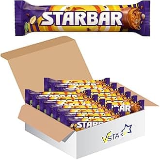 VSTARAll Chocolate Bars Collection (Cadbury Starbar Bar 49g, Full Box), 1.0 count