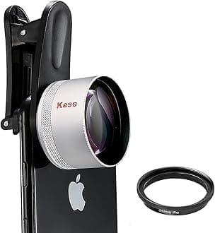 Master Macro Phone Camera Lens Pro with 52mm Filter Adapter Ring for iPhone 17 16 15 14 13 12 Pro Max Samsung Android, Shoot Distance 40-85mm