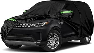 Waterproof Car Cover Replace for 2005-2025 Land Rover Discovery, 6 Layers All Weather Car Covers with Zipper Door & Windproof Bands for Snow Rain Dust Hail Protection (Discovery)