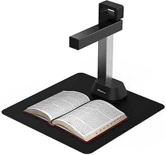 IRIScan Desk 6-Document Scanner,Auto-Flatten & Deskew Tech, 12MP Camera, Capture Letter Size (8,5x11in),Text to Speech 138 Languages OCR,PDF/Searchable PDF/Word/Tiff/Excel,Windows & MacOS,Silver Grey