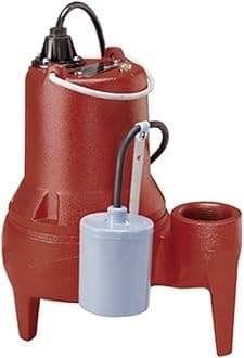 Liberty Pumps LE51A LE50-Series Submersible Automatic Sewage Pump, RED