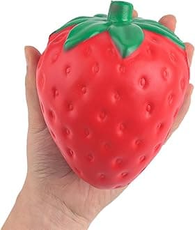 Anboor Squishies Jumbo Slow Rising Kawaii Scent Squishies Strawberry Squeeze Toys for Girls Boys