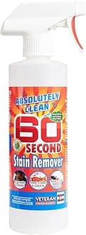 Amazing 60 Second Stain Remover - Powerful, Natural Enzymes Remove Food, Grease, Pet Stains & More, Fast & Easy - Fragrance Free - Eco Friendly - USA Made (16oz Pack of 1)