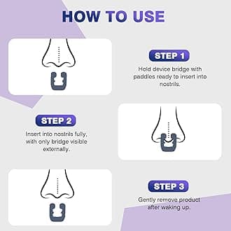 Anti Snoring Devices, Snore Stopper with Adjustable Magnet, Silicone Nose Clip Stop Snoring, Effective to Relieve Snoring, Snoring Solution for Comfortable and Quieter Sleep,White,M