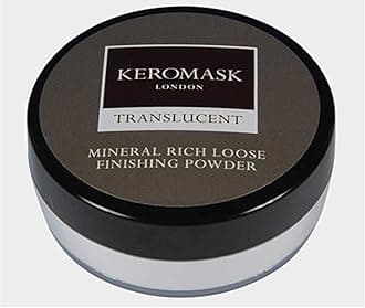 Keromask Mineral Rich Loose Finishing Powder in Shade TRANSLUCENT WHITE to Set Foundation and Camouflage Makeup, 20g