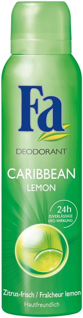 Fa, Caribbean Lemon Deo Spray, 5.07 Fl Oz