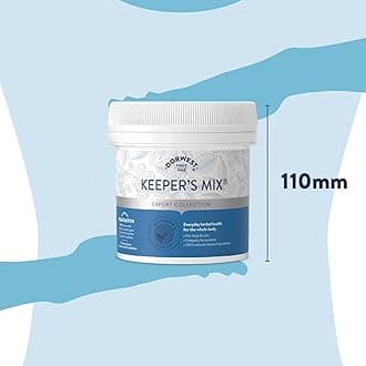 Dorwest Herbs Keepers Mix Powder for Dogs and Cats 250g - Perfect raw feeding supplement, 8 nutritious pure herbs for all round herbal health