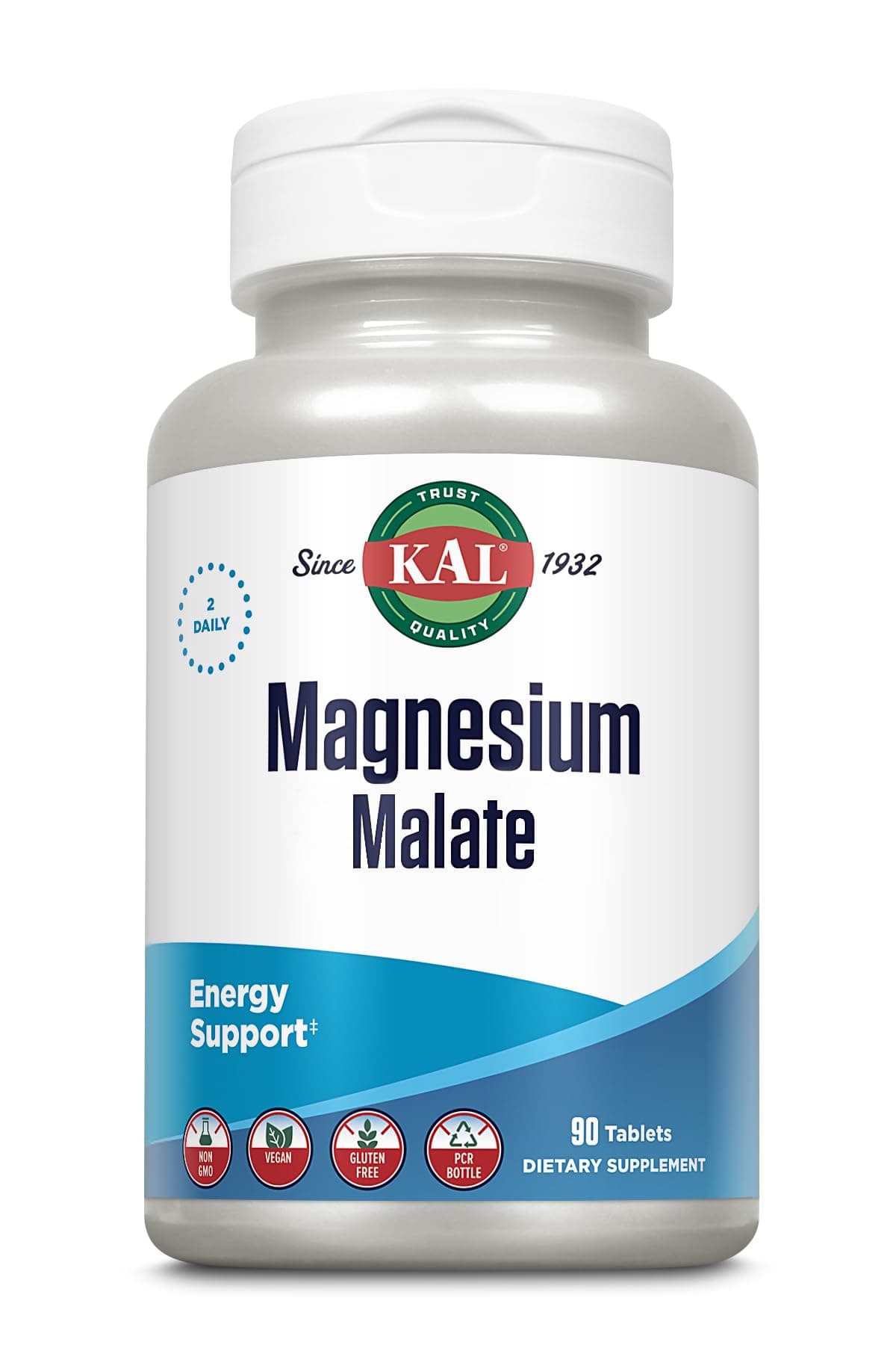 Kal, Magnesium Malate 400, 90 Tablets