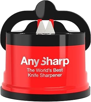 AnySharp World's Best Knife Sharpener with PowerGrip