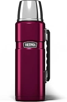 Thermos 81092 Flask, Stainless Steel, Raspberry, 1.2L