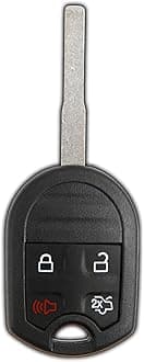 Key Fob Replacement for 2012 2013 2014 2015 2016 2017 2018 2019 Ford Focus Fiesta Transit Connect Explorer Taurus Remote, 4-Button CWTWB1U793, Programming Guide Included
