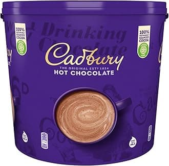 Cadbury Hot Chocolate, Premium Drinking Chocolate Mix for Rich and Creamy Hot Cocoa, Approximately 208 Servings, 5 kg (Pack of 1)