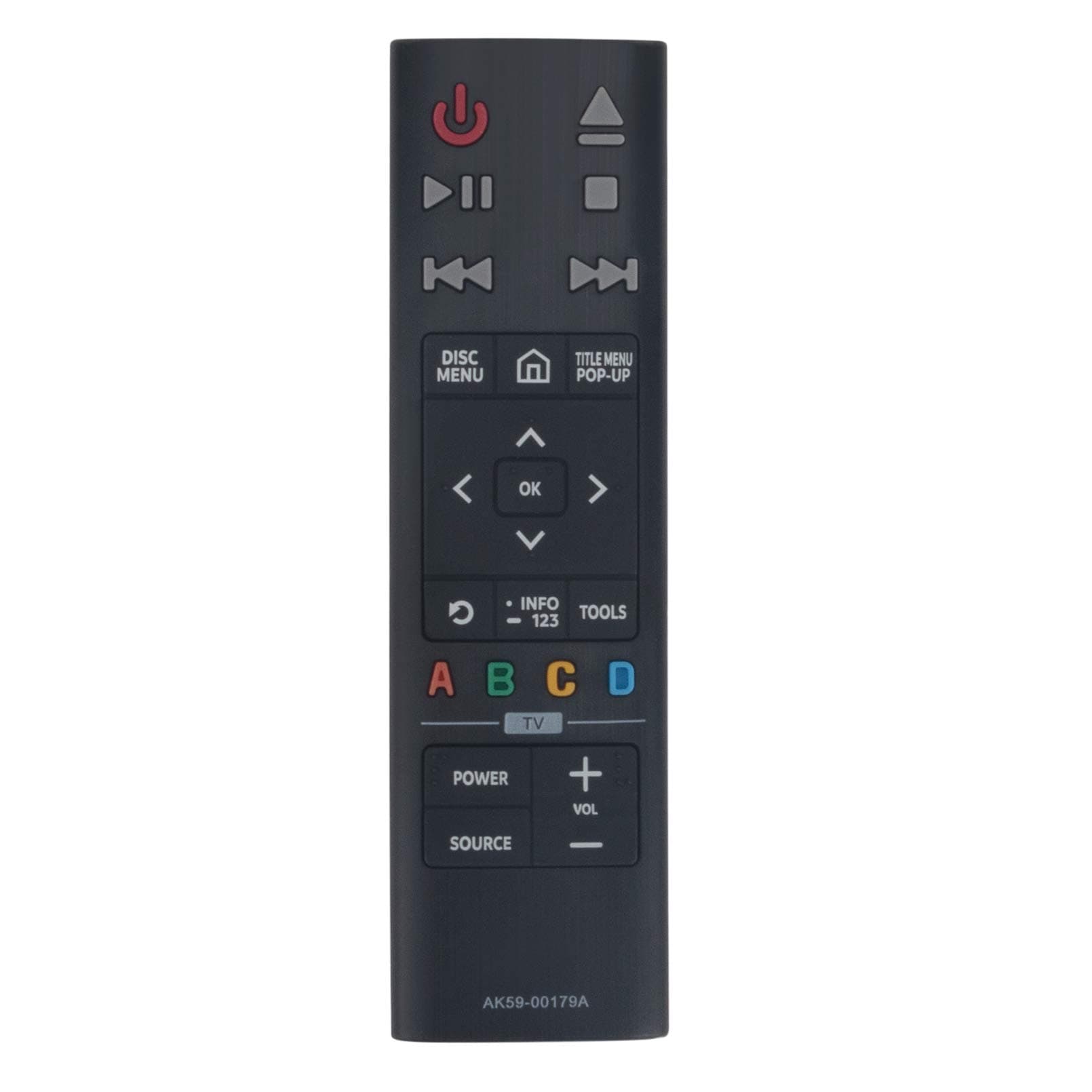 PERFASCINReplace Remote Control AK59-00179A fit for Samsung Blu-ray Player UBD-K8500 UBD-K8500/ZA UBDK8500 RTAK5900179A UBDKM85C UBD-KM85C UBDK8500/ZA