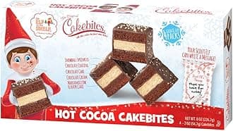 The Original Cakebites by Cookies United, Grab-and-Go Bite-Sized Snack (Hot Cocoa, Family Pack)