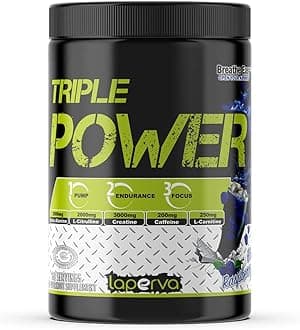 LAP TRIP POWR BLUE RASP 60SERV//BB PRE WORKOUT S A