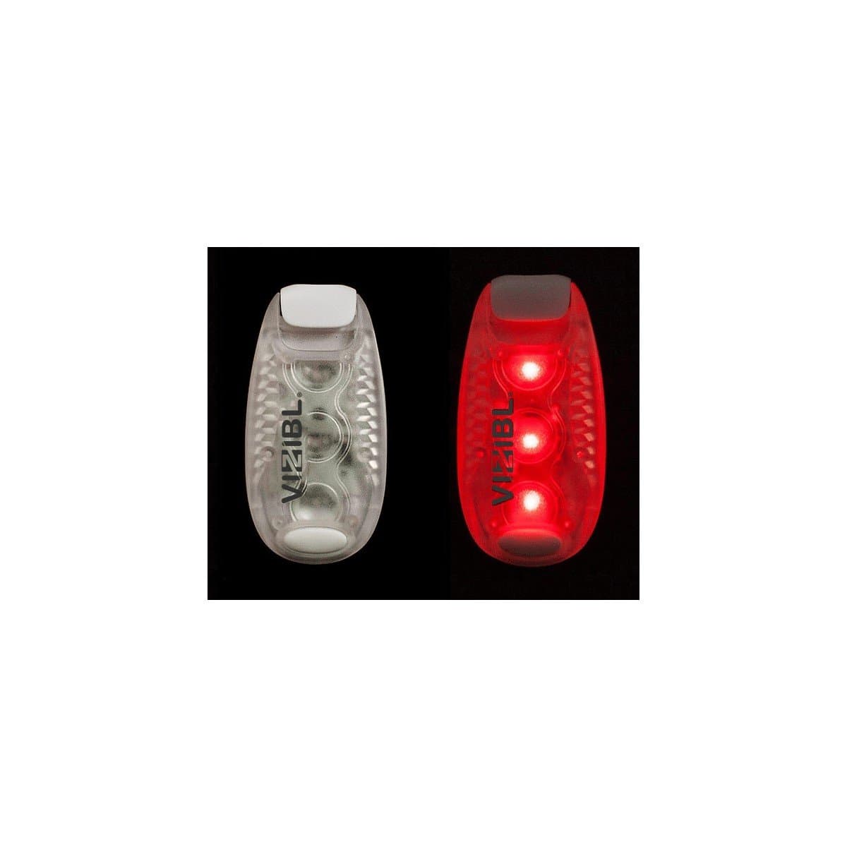 VIZIBL Safety Clip Light, Red