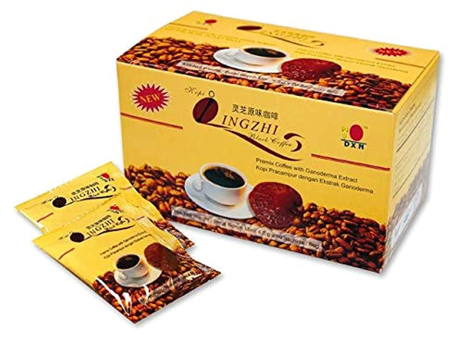 Inghzi Black Coffee with Ganoderma Extract