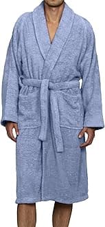Superior Cotton Unisex Terry Robe, Soft And Absorbent Robes For Men And Women, Bathroom Accessories