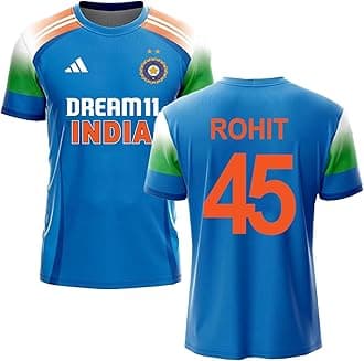 New Indian OODI GEN Cricket Rohit Jersey 2025/26 for (Kids & Mens) Home Blue