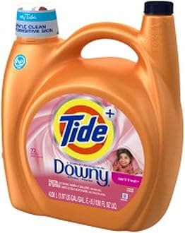 Liquid Laundry Detergent with a Touch Downy 89 Loads, April Fresh, 138 Fl Oz