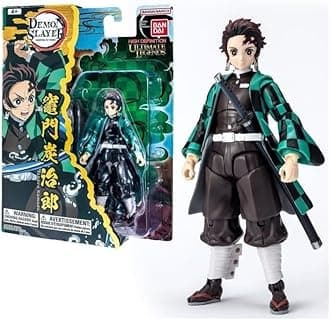 Ultimate Legends HD - Demon Slayer Action Figure 12 cm - Tanjiro Kamado - Official Demon Slayer Licence - Articulated Tanjiro Figure - Toy for Children from 4 Years - VE88961