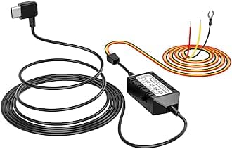 VIOFO HK4 Acc Hardwire Cable, USB-C Hard Wire Cable for A329 series/A229 series/A119Mini2/A139Pro/WM1/T130 Dash Cam, Low Voltage Protection for Parking Mode (Fuse Tap Not Included)