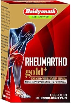 Baidyanath Asli Ayurved Rheumartho Gold Plus - Enriched With Swarna Bhasma, 30 Capsules