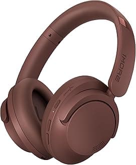 1MORE SonoFlow-Pro Noise Cancelling Headphones - HQ51 Over Ear Bluetooth Headphones with LDAC for Hi-Res Wireless Audio,100H Playtime, Bluetooth 5.4, QuietMax ANC, Comfortable Fit (Mocha Brown)