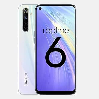 RealMe 6 128GB + 4GB RMX2001 6.5" Dual Sim 4G LTE Helio G970T Processor Quad Camera International Version -No Warranty (GSM Only, Not CDMA) (Comet White)
