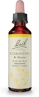 Bach Original Flower Remedies, Scleranthus - Be Decisive - Natural Homeopathic Flower Essence for Emotional Balance - Vegan, Gluten Free, Sugar Free - 20mL Dropper