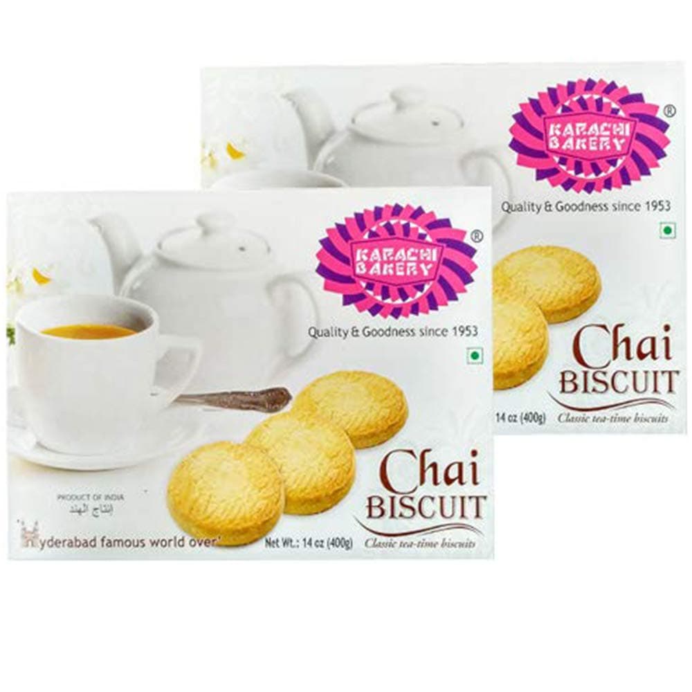 Karachi Bakery Chai Biscuit 400g.(Pack of 2)