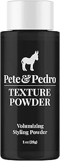 TEXTURE POWDER - Texturizing and Volumizing Styling Powder For Men | Adds Mega Volume & Texture, Matte Finish, Restyleable Hold | As Seen on Shark Tank, 1 oz.
