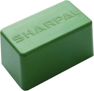 SHARPAL 209H 8 Oz. Polishing Compound Fine Green Buffing Compound, Leather Strop Sharpening Stropping Compounds (8 Oz. Green)