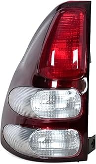 Car Rear Tail Light Taillight Without Bulbs Compatible For Toyota Land Cruiser Prado LC120 2003 2004 2005 2006 2007 2008 2009(1Pcs Left)