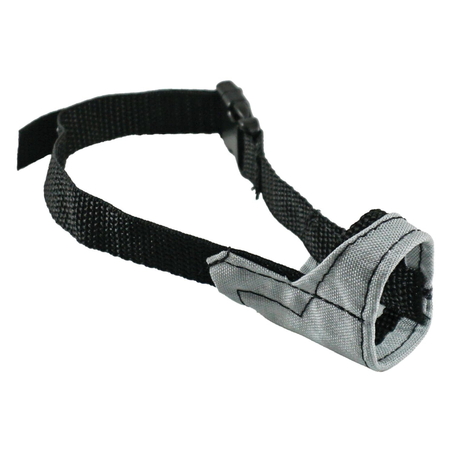 JorVet Soft Dog Muzzle | Adjustable, Breathable Nylon for Preventing Biting | Comfortable & Secure Fit for Extra Small Dogs – Perfect for Everyday Walks, Vets & Grooming | Black