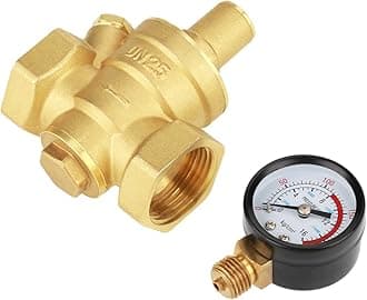 DN25 Adjustable Brass Water Pressure Reducing Regulator Valves With