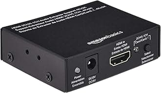 Amazon Basics Extractor Converter 4K (30Hz) HDMI-HDMI and Audio (RCA Stereo/Spdif) Black