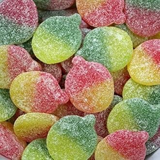 Sour Apples 500g Share Bag by The Gourmet Sweet Company