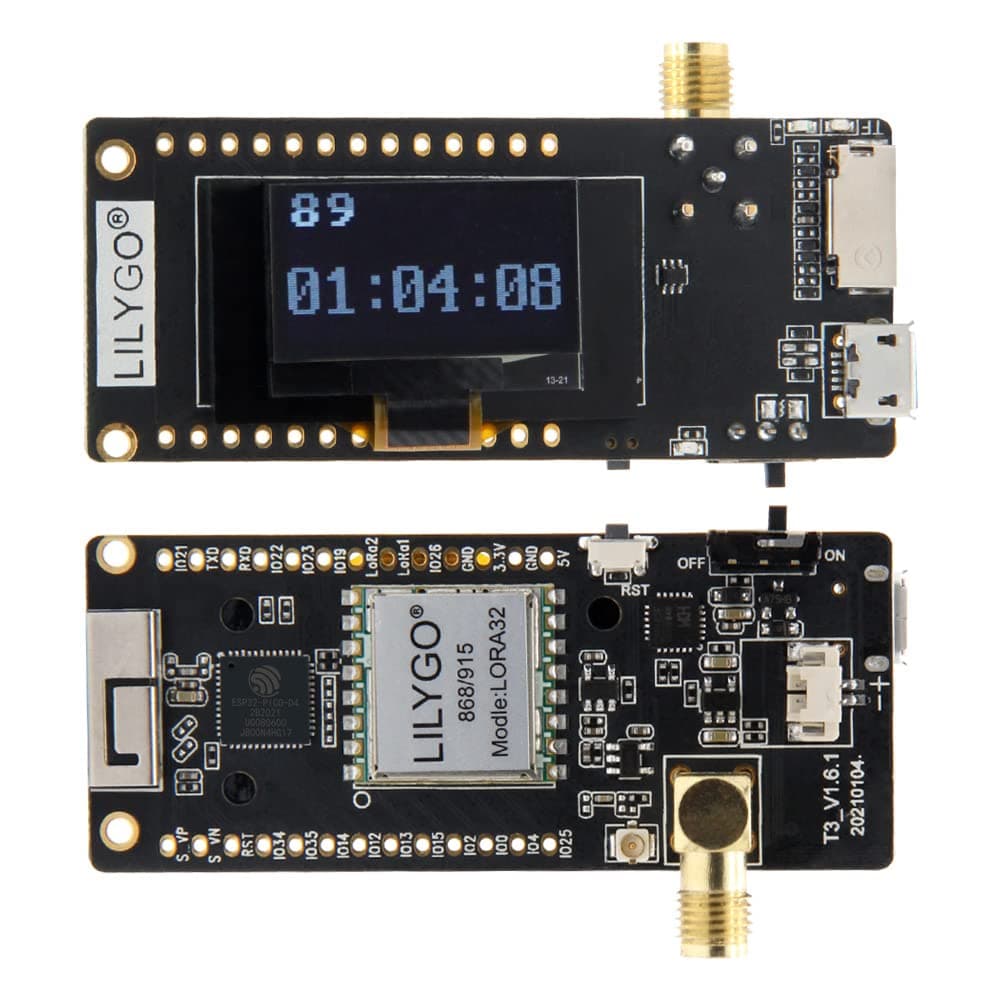 LoRa32 915Mhz ESP32 Development Board OLED 0.96 Inch SD Card BLE WiFi TTGO Paxcounter Module