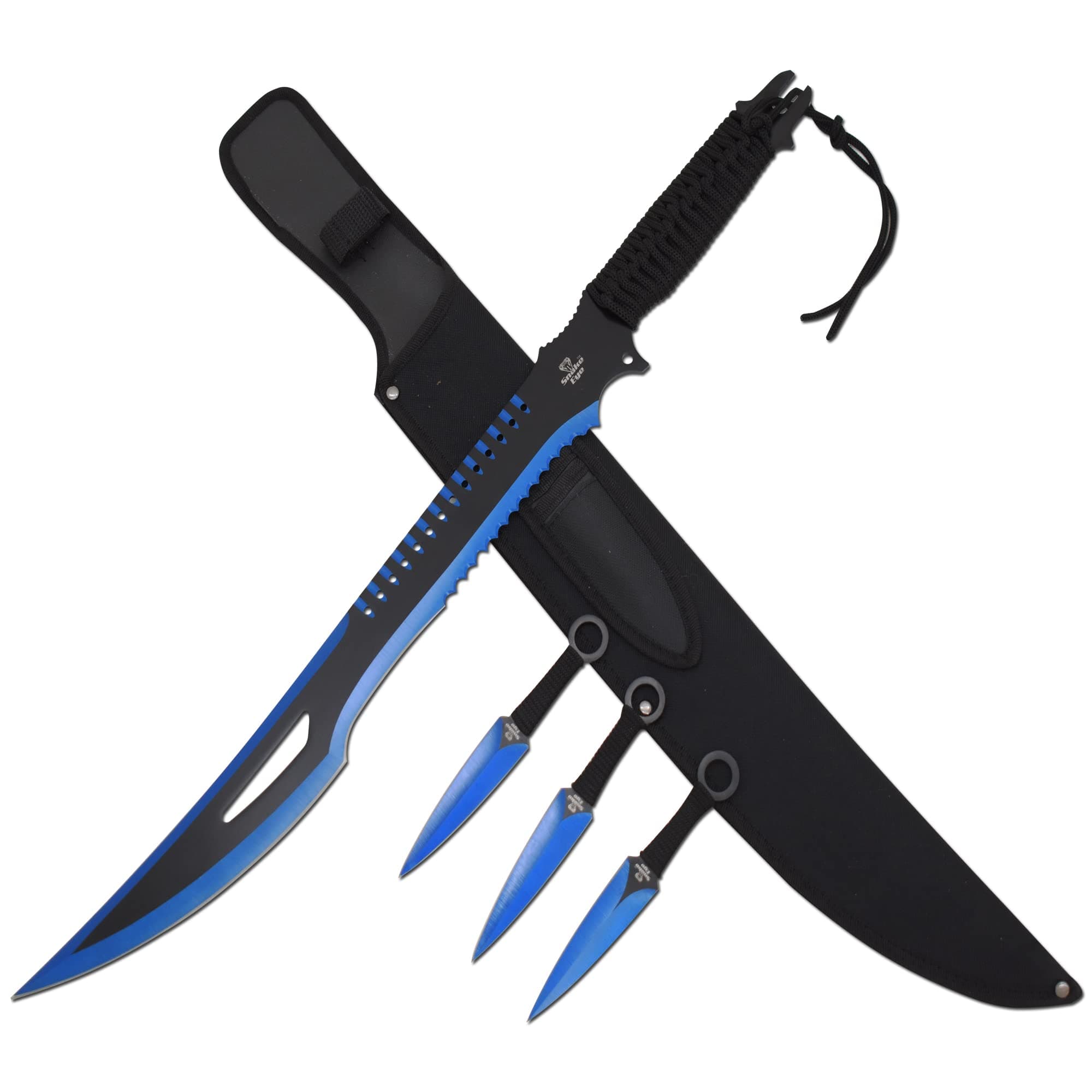 Snake Eye TacticalFantasy-Machete Outdoors-Camping (Blue)