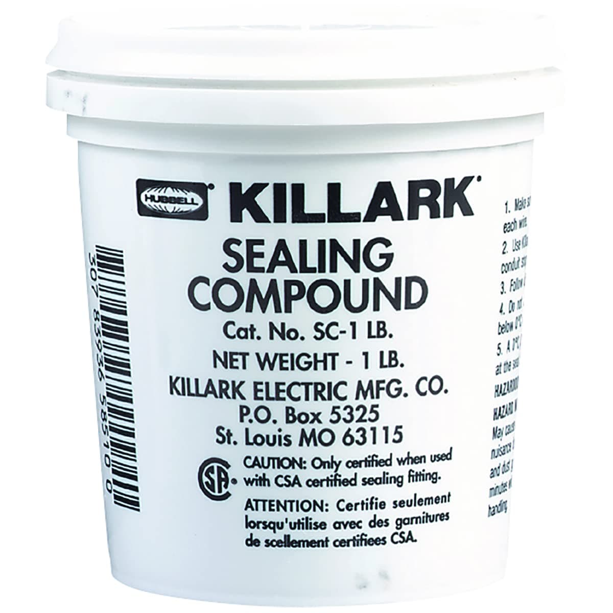 Klrk Sc-1-Lb Sealing Compound