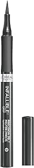 L’Oréal Paris L'Oreal Makeup Infallible Grip Precision Felt Eyeliner, Smudge Resistant, Long Lasting Waterproof Eyeliner, Grey, Grey, 0.03 fl oz