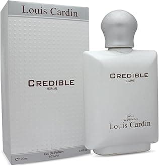 Louis Cardin Credible Homme EDP 100 ml – Floral Woody Musk Men’s Perfume with Bergamot, Rose & Amber – Long‑Lasting Fragrance
