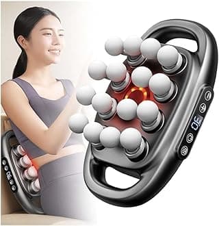 16 Head Massage Gun Deep Tissue.Triple Fusion Massager Cordless Back Massager, Pistola De Masajes Musculares. Needsary 16 Drive 8 Head Massagerr for Hamstring Full Body Muscles (Grey)