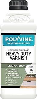 Polyvine Dead Flat Interior Wood Varnish 1 Litre