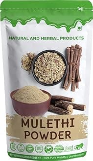 Mulethi Powder for Eating | Jeshthamadh | Pure Yashtimadhu For Drinking(Cough, Throat), Hair Care, Face Care(Skin Whitening, Skin), Diabetes, Weight Loss and Immunity Booster, Herbal Powder